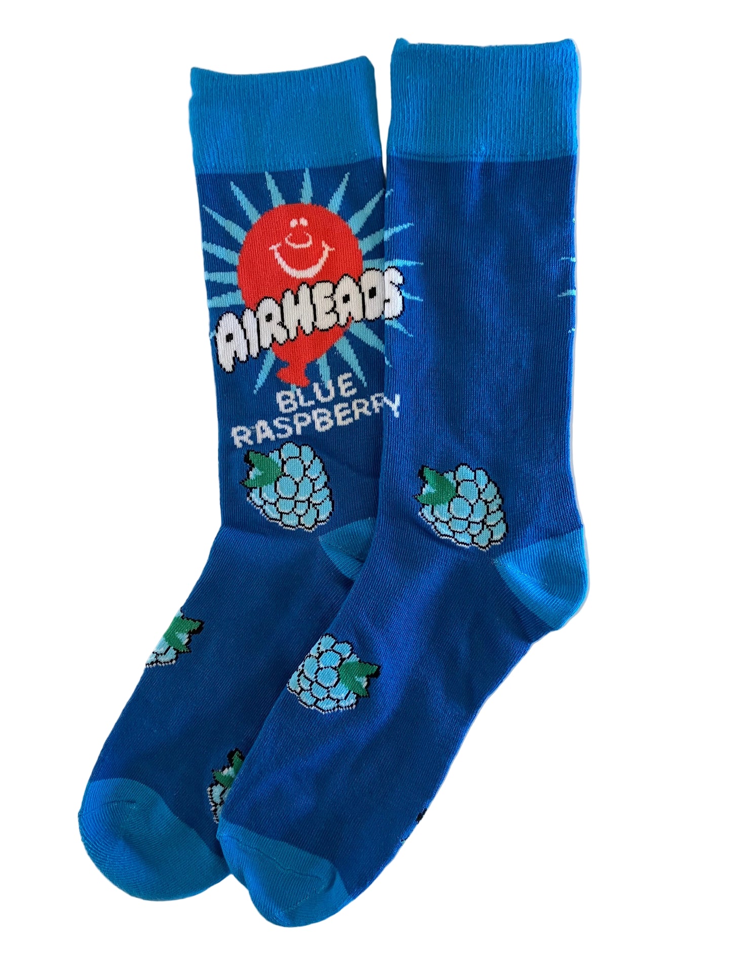 Blue Raspberry Airheads Crew Sock