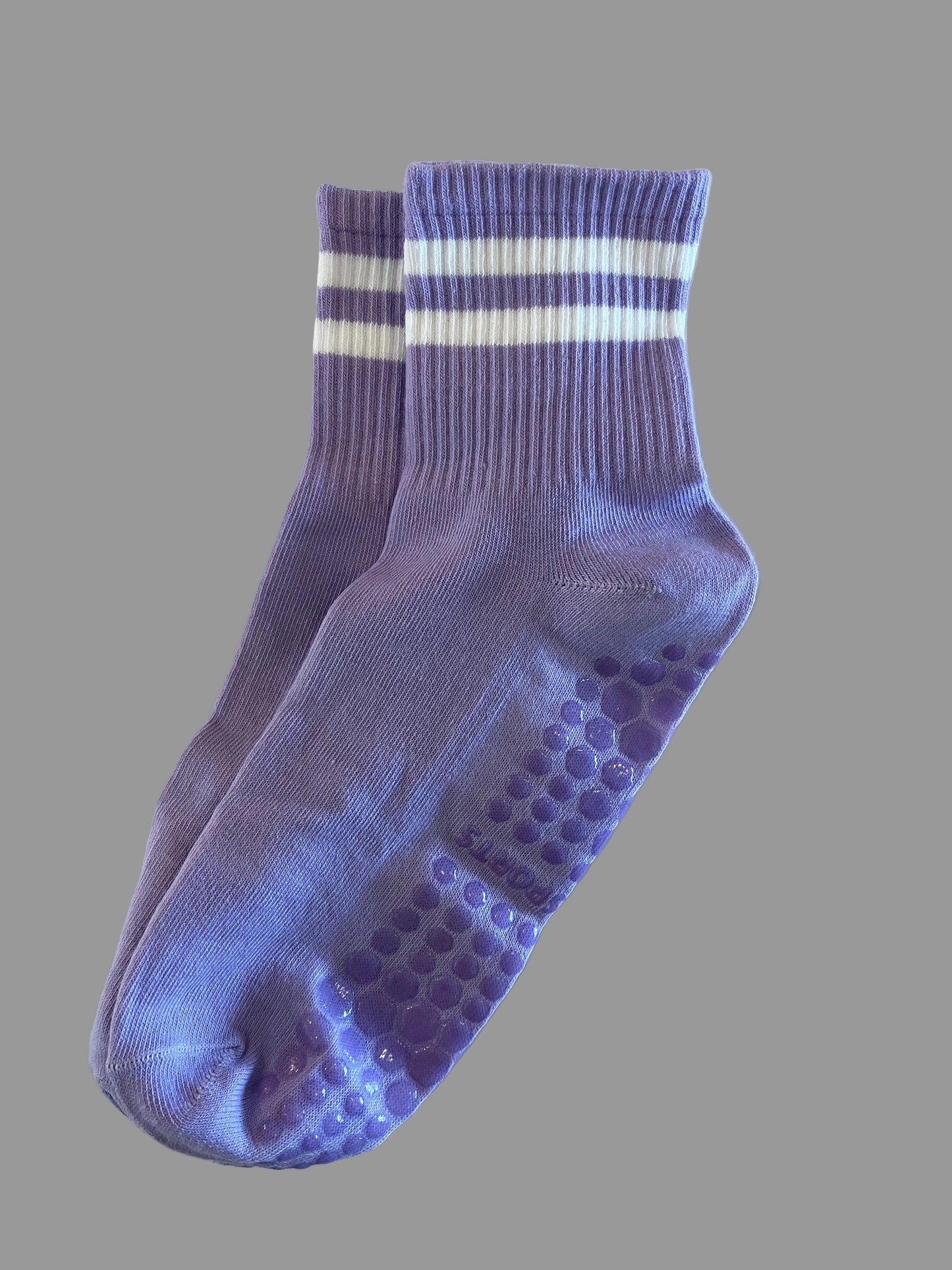 Women's Lavender Non-Slip Yoga & Pilates Socks
