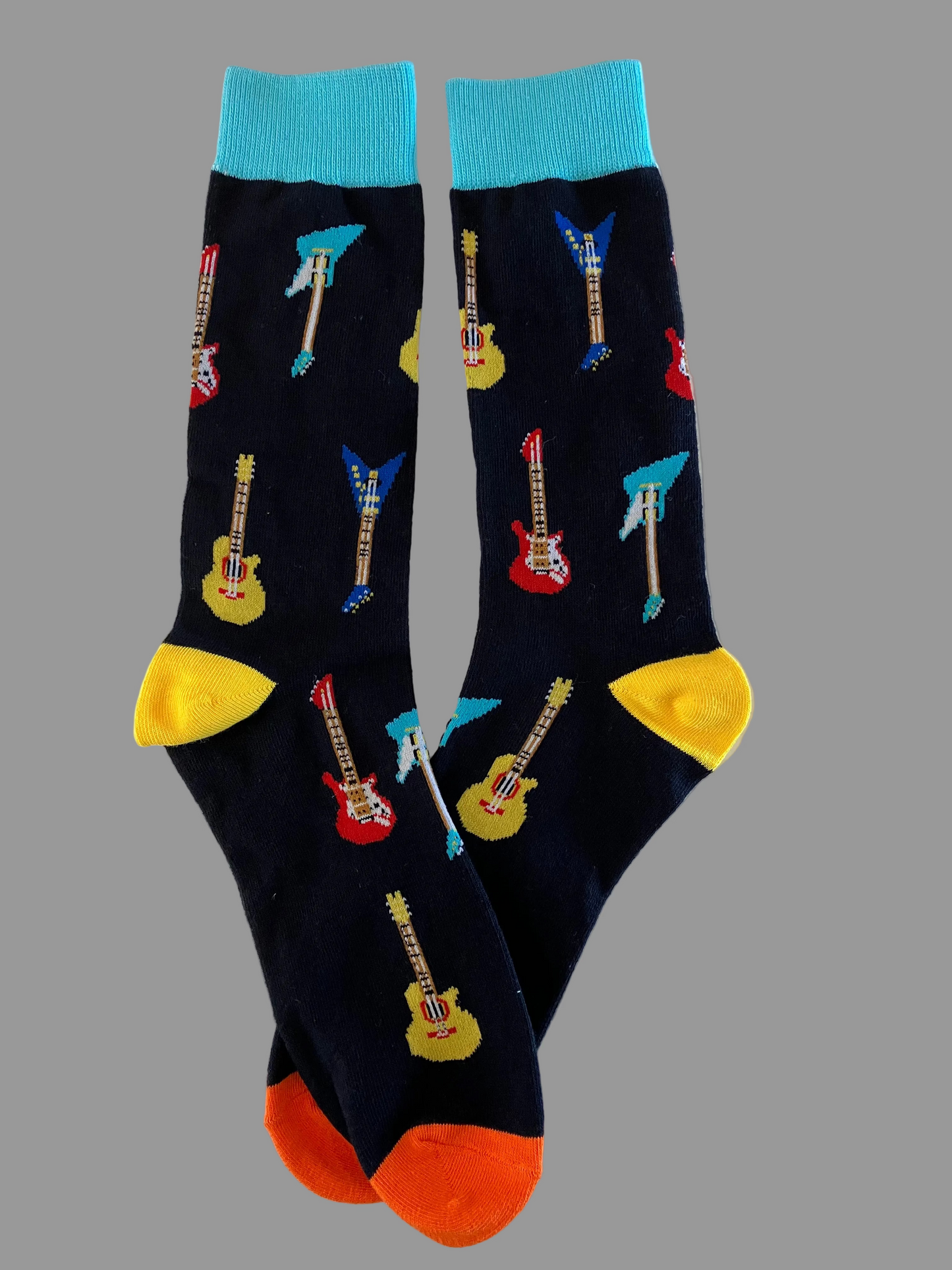 Unisex Electric Guitar Crew Socks