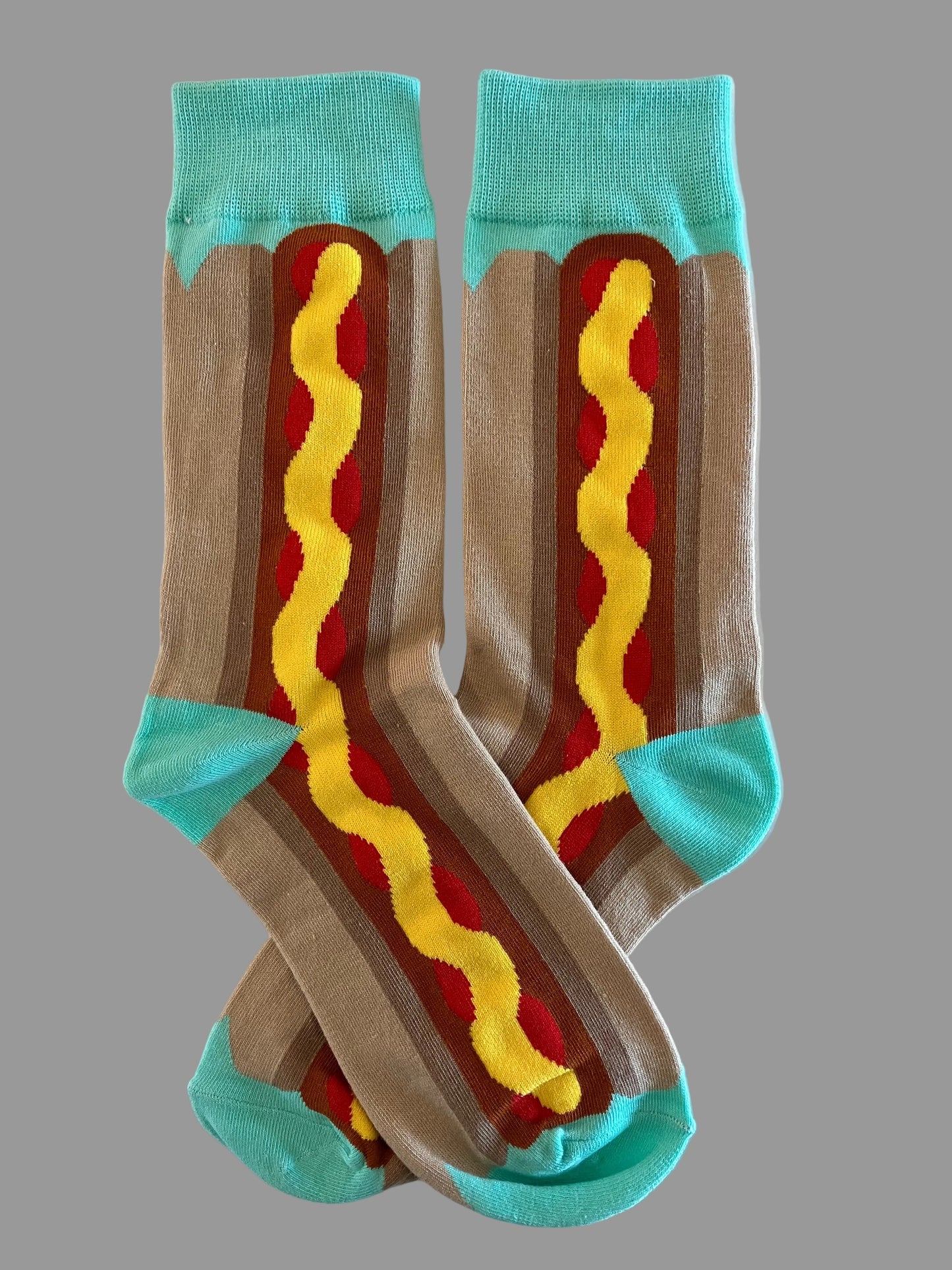 Unisex Hot Dog Crew Sock