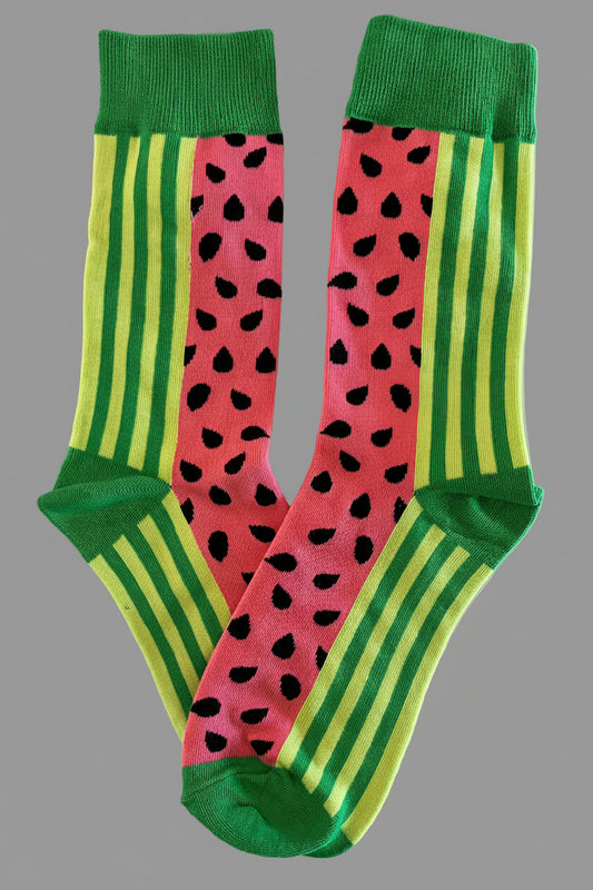 Unisex Watermelon Crew Sock