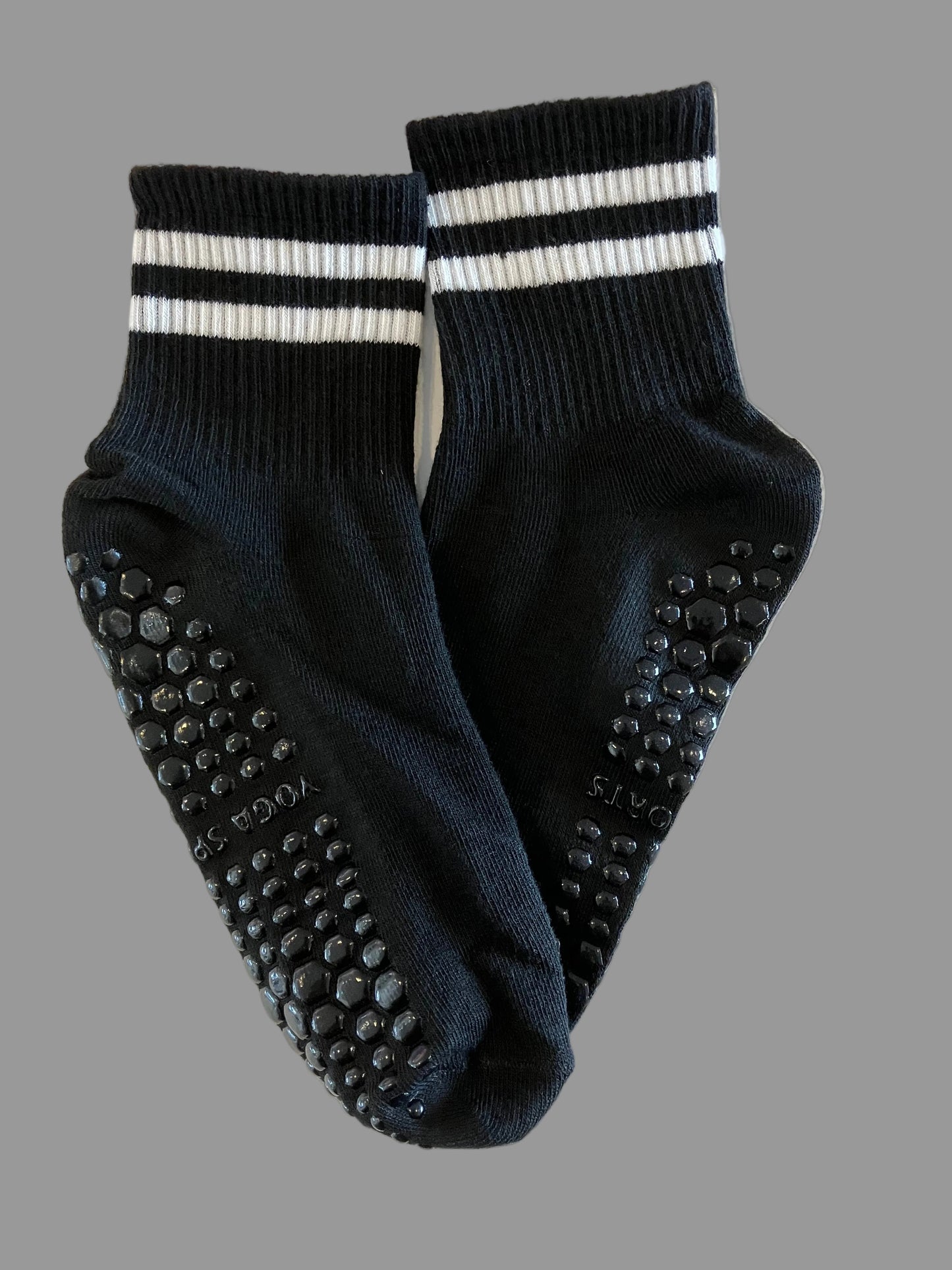 Women's Black Non-Slip Yoga & Pilates Socks