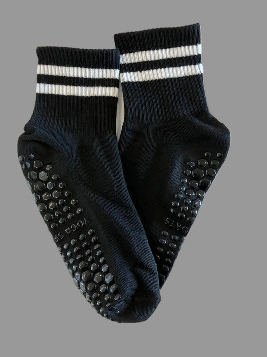 Women's Black Non-Slip Yoga & Pilates Socks