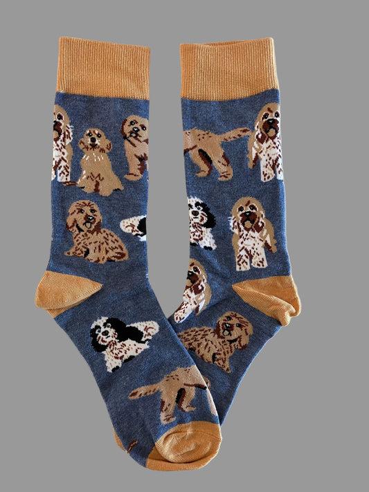 Unisex Cockapoo Crew Socks