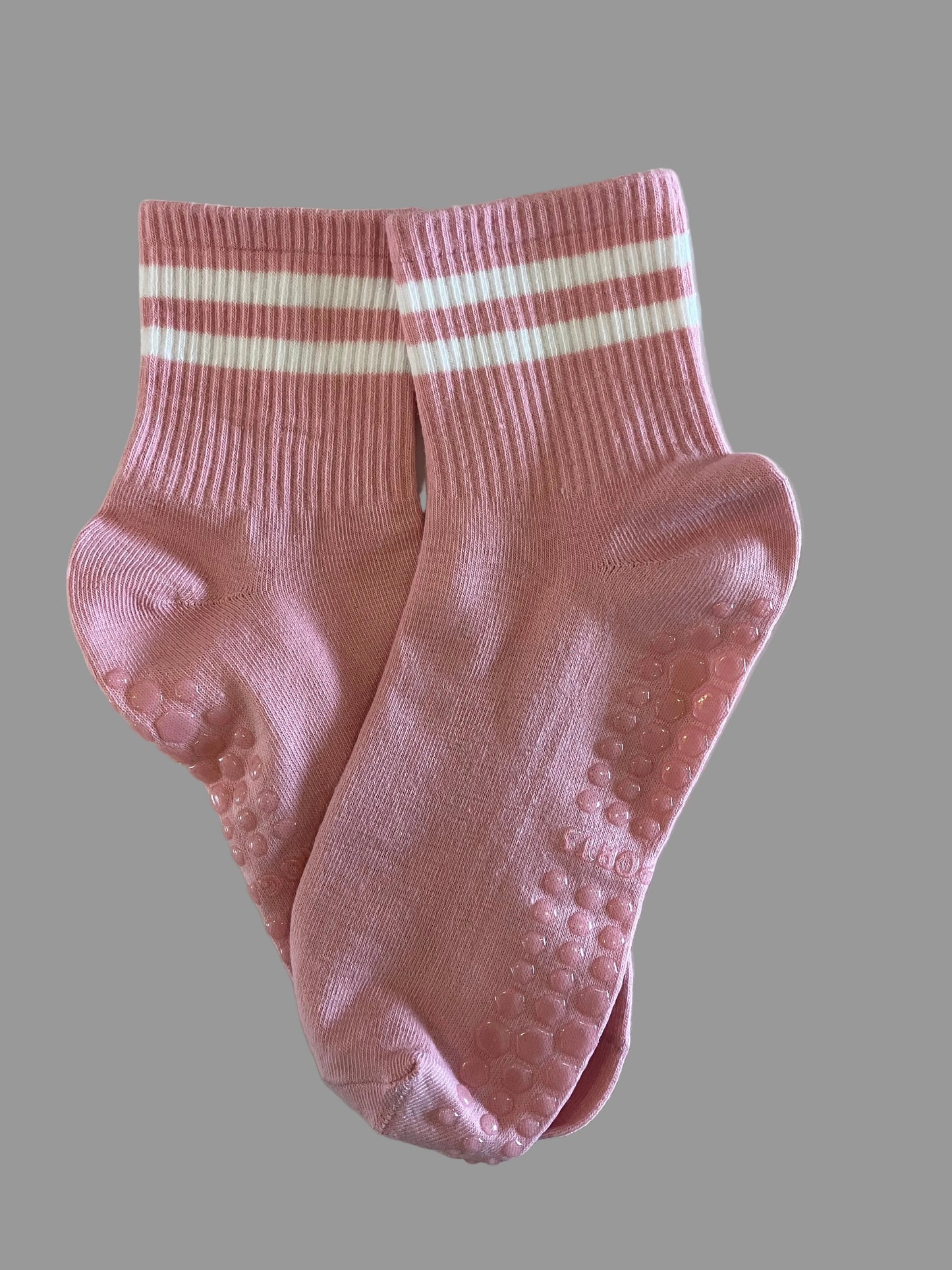 Women's Pink Non-Slip Yoga & Pilates Socks