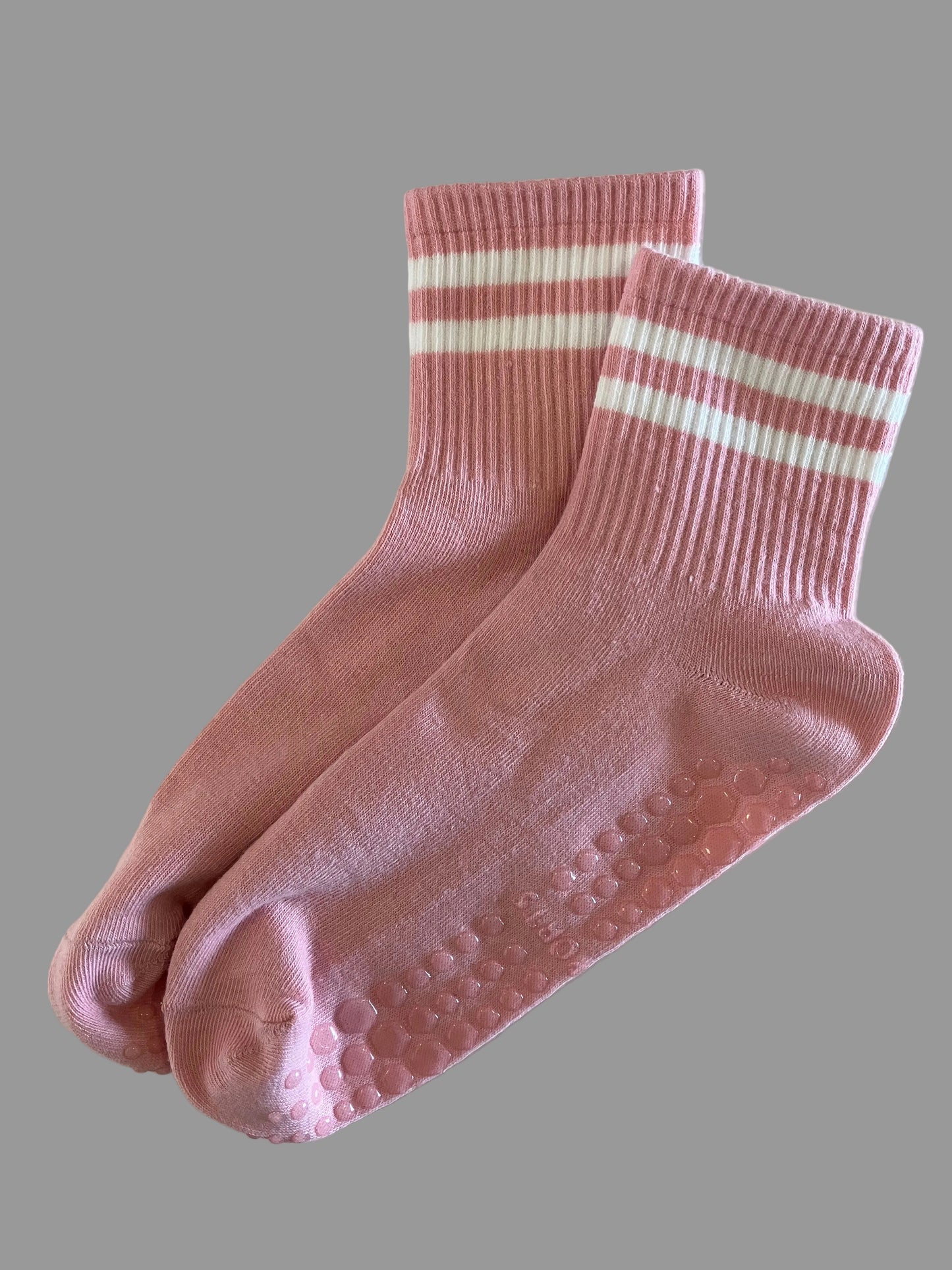 Women's Pink Non-Slip Yoga & Pilates Socks